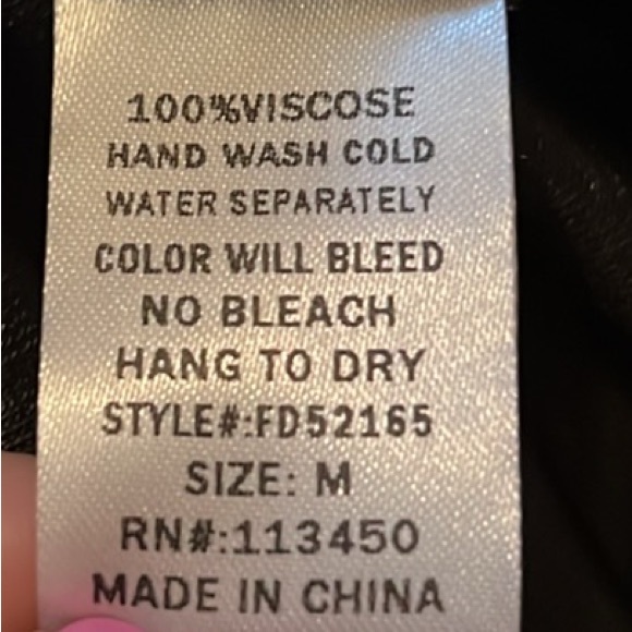 Nina Dress in Black Floral, Size Medium - Picture 15 of 17